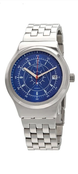 SWATCH SISTEM BOREAL YIS401G AUTOMATIC SILVER STAINLESS STEEL BRACELET 42mm ΑΝΤΡΙΚΌ ΡΟΛΌΙ.