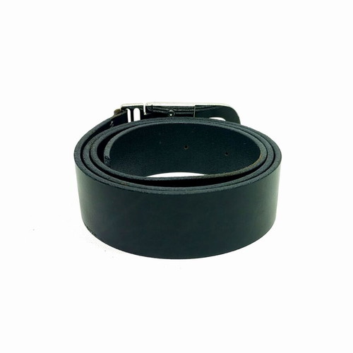 Aviator Leather Belt with Airplane Seatbelt Buckle, Handmade in Greece