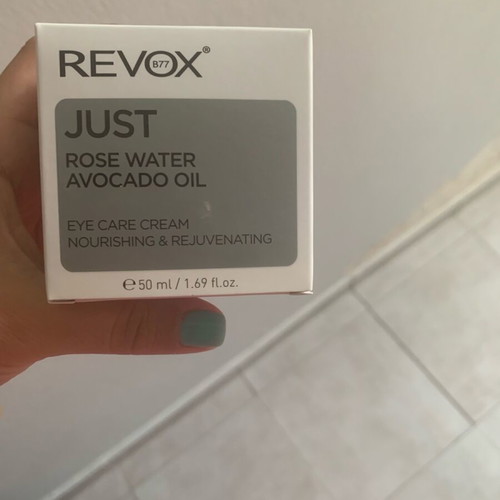 Revox eye care cream 50ml new with rose water and avocado