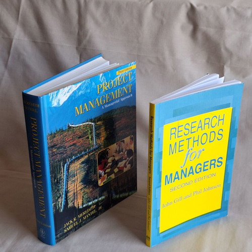Project Management & Research Methods management books set