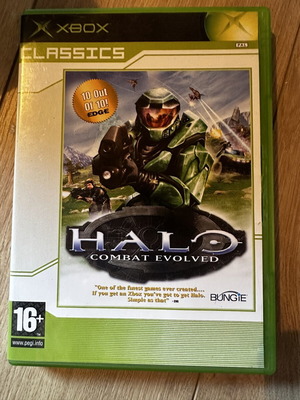 Halo Combat Evolved Xbox Original игра като ново, пълна с ръководство