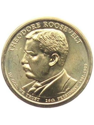Νόμισμα 1 Δολάριο Theodore Roosevelt 2013 καινούργιο, αναμνηστικό