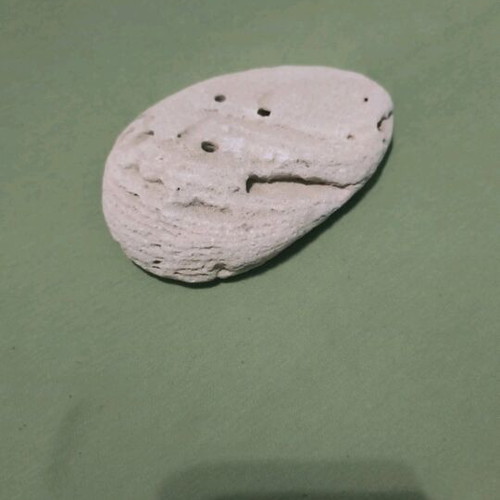 Decorative flat stone new, ready for painting, 1 piece