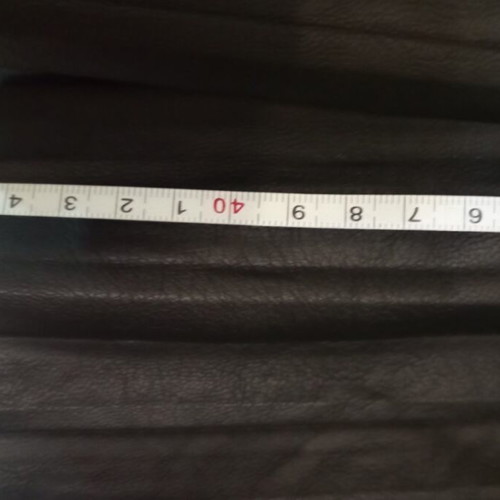 Mini skirt used, faux leather, size S