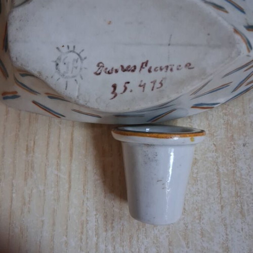 Ceramic inkwell French origin, like new, 1950s-60s