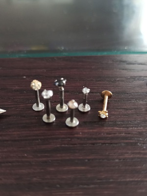 Piercing earrings all together 8€