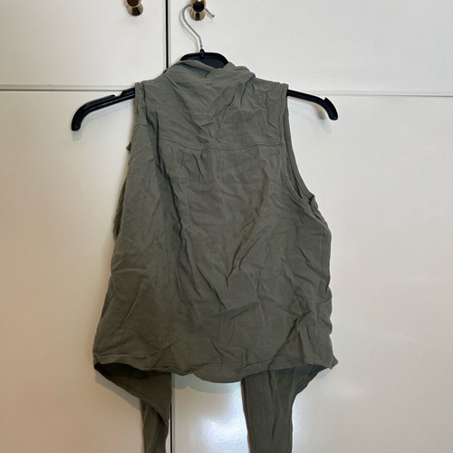 Shirt vest H&M used, green, size XXXS