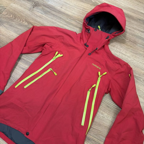 Norrona Narvik GoreTex 2L Insulated Jacket women's size S like new, red