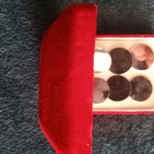 Modern stainless steel earrings like new, silver