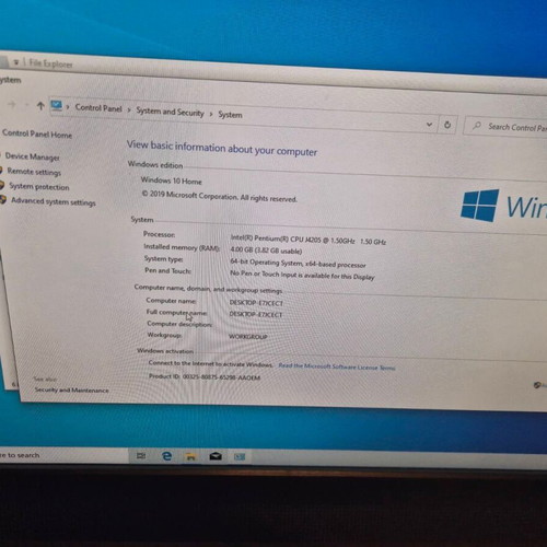 Lenovo IdeaCentre AIO 310-20IAP All-in-One PC 19.5" 4GB 1TB