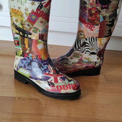 Migato galotses like new, size 37, multicolor