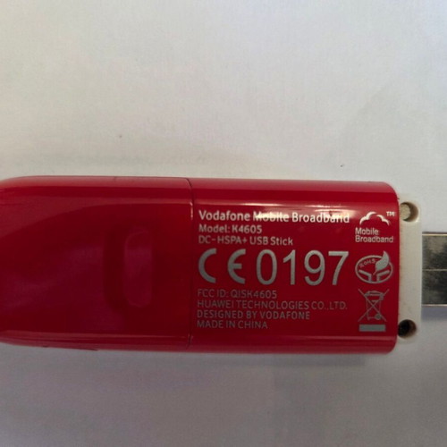 Vodafone K4605 HSPA+ 42Mbps USB 3G modem like new without cap