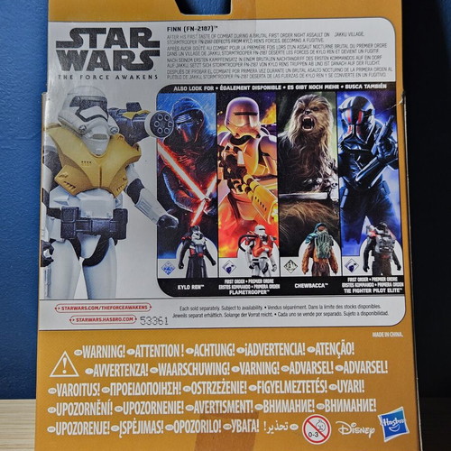 Star Wars The Force Awakens Finn (FN-2187) action figure with Armor Up new