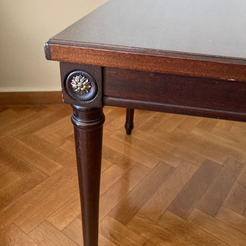 Mahogany coffee tables used, square and rectangular