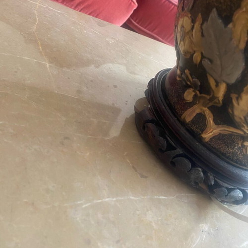 Table lamp Chinese style used with small base defect