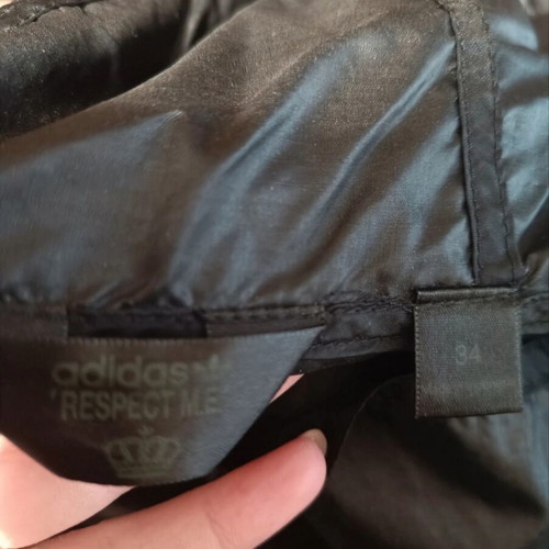 Adidas windbreaker jacket, black, XS