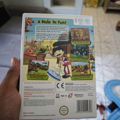 Carnival Minigolf Nintendo Wii game like new