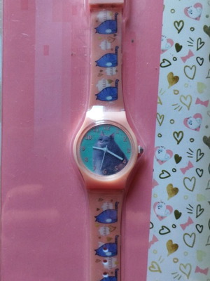 Diakakis wristwatch new, pink and purple