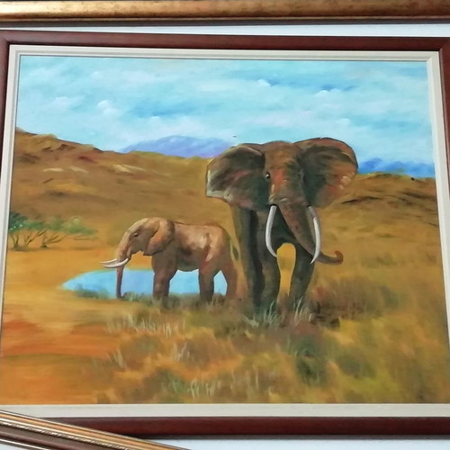 Photo print new with frame 65x70