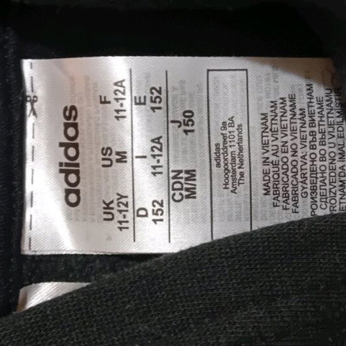 Adidas sweatshirt like new, kids 10-11 years, size 152 cm