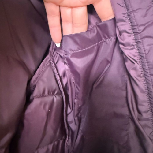 M&S Quilted Puffer Jacket with Hood new, purple