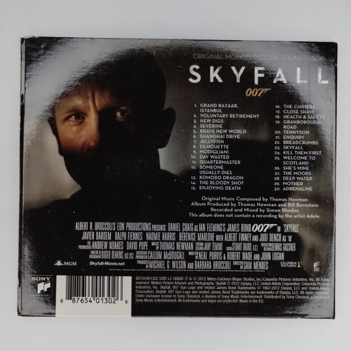 Thomas Newman James Bond 007 Skyfall soundtrack CD 2012
