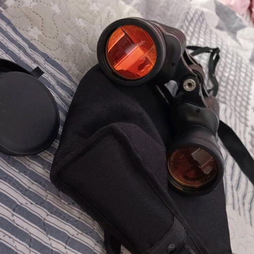 Breaker binoculars used, model 7x50 with 119m field of view