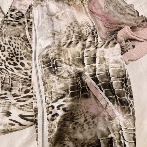 Zizzi set with pants n.Sm and top n.medium, like new, pink