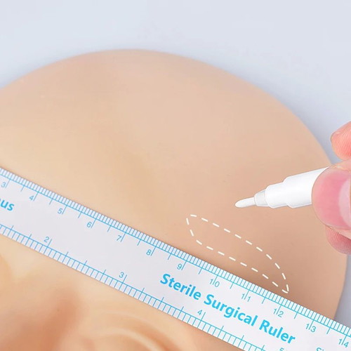 Surgical Skin Marker new with white ink and measuring ruler