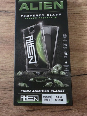 Tempered glass Samsung S24/S25 Alien new