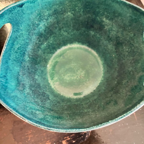 Ceramic bowl used handmade