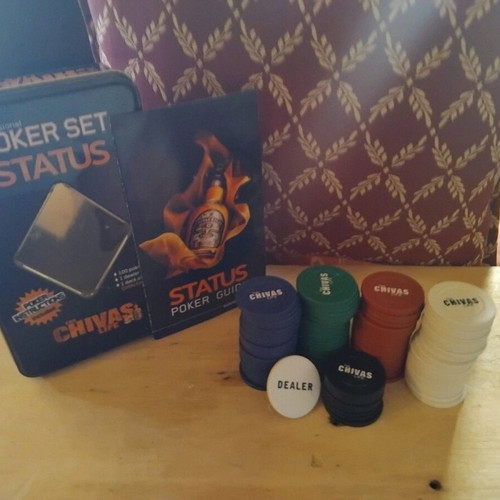 Poker set Chivas collectible, new without cards