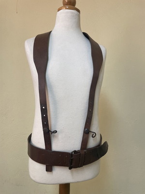 Y Strap and Belt Used Greek Army Infantry 1917-1941