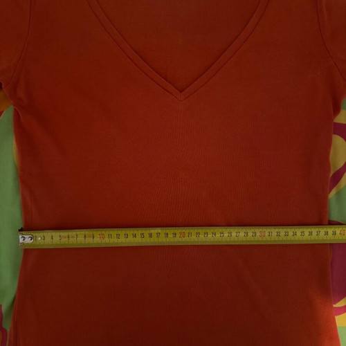Tally t-shirt used, orange, size L, mako fabric