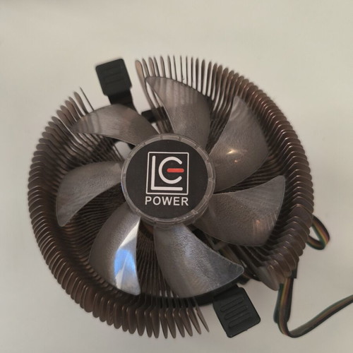 LC-Power CPU cooler with copper fins and 4-pin PWM fan