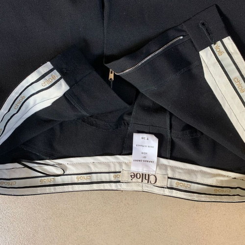 Chloe pants black size FR38 like new, 100% wool