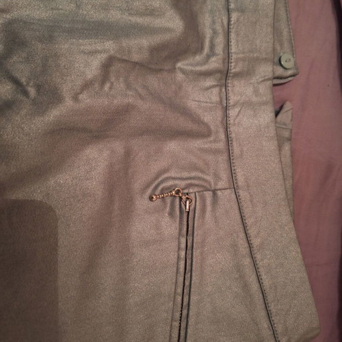 H&M skirt XL blue waxed look like new
