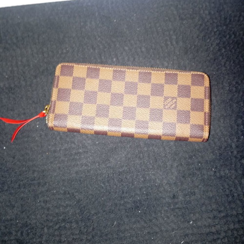 Louis Vuitton wallet new, brown and red