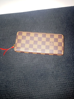Louis Vuitton wallet new, brown and red