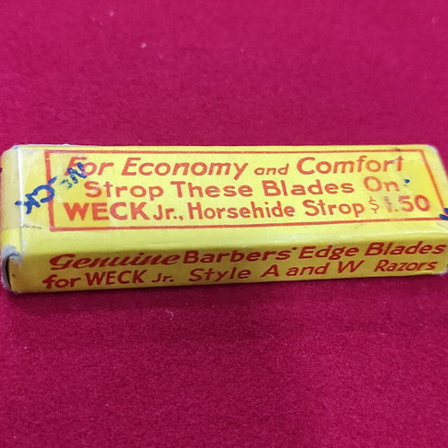 American pack of 5 razor blades like new, 1940-1950 decade