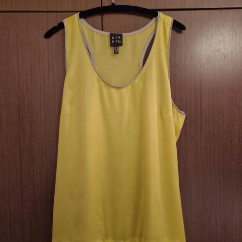Sleeveless yellow XL Eight by Access top used