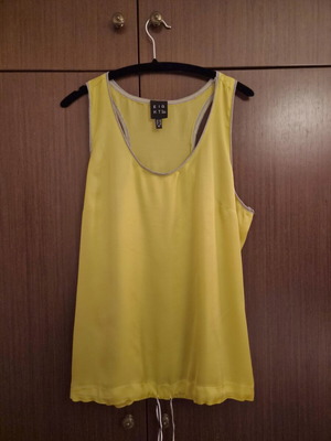 Sleeveless yellow XL Eight by Access top used