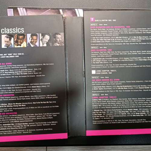 Jazz classics collection used, 5 DVD set with legendary jazz artists