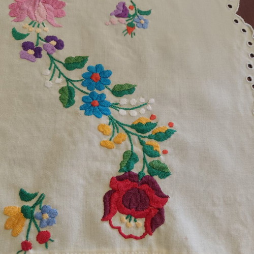 Embroideries used, set of 2, 160 x 65 cm each