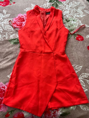 Summer dress - romper like new, size S, red