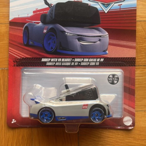 Disney Cars Sudeep with VR Headset toy car new