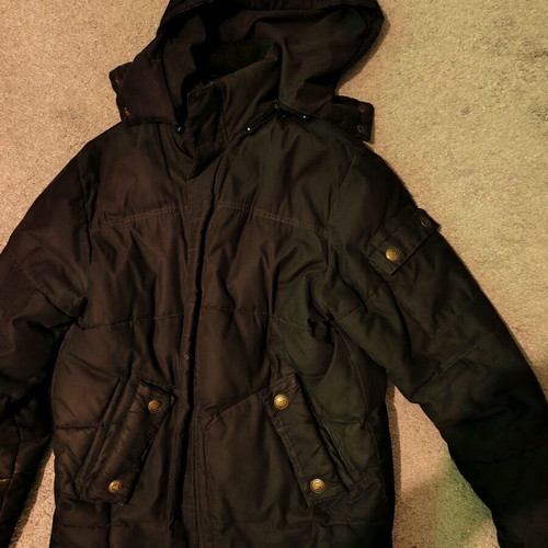 Dur jacket dark gray Large like new