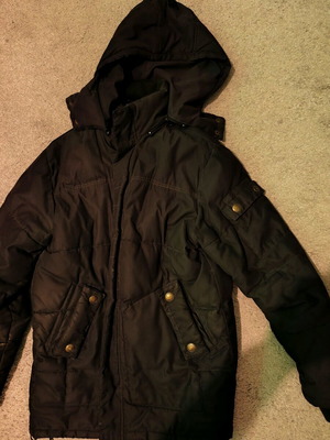 Dur jacket dark gray Large like new