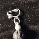 Earrings with clips used, multicolored