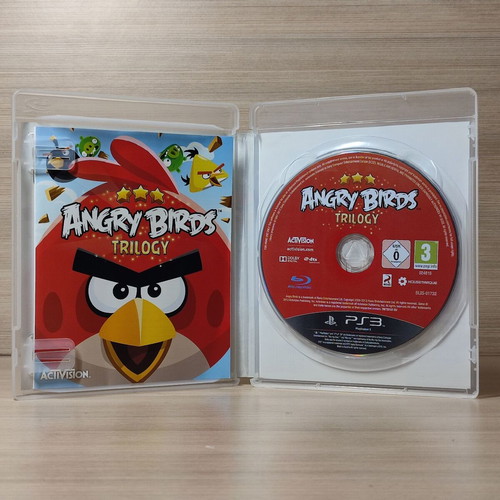 Angry Birds Trilogy PS3 game like new, English version